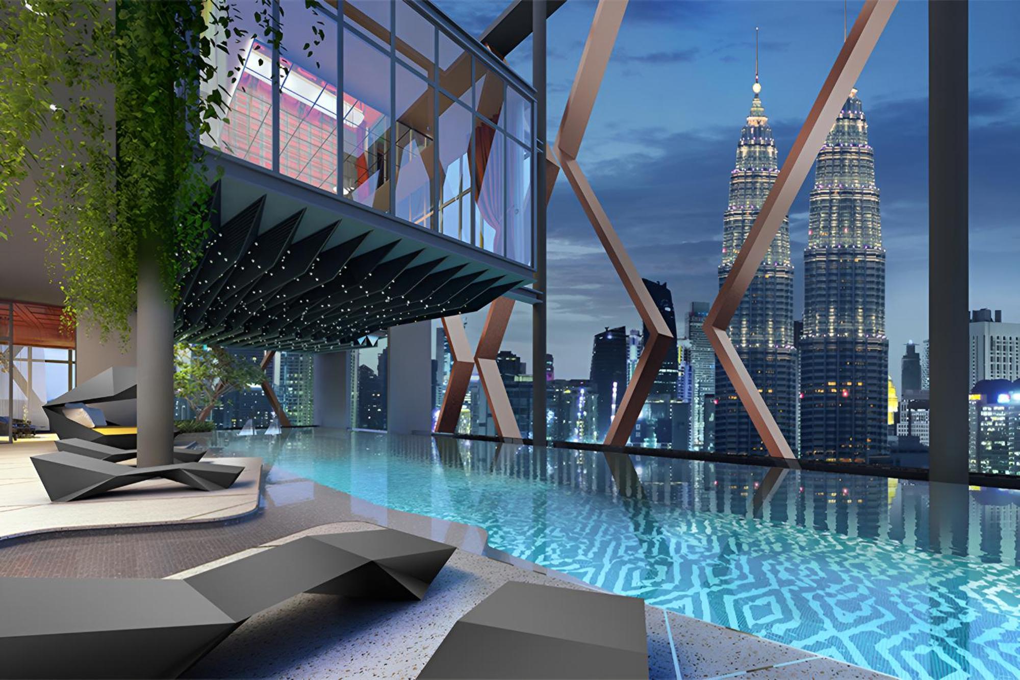 Scarletz Suites Klcc Куала-Лумпур Экстерьер фото
